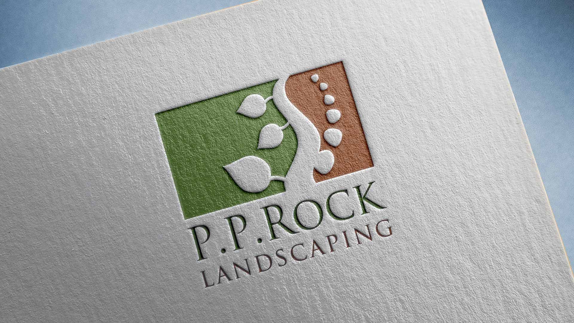 P.P. Rock Landscaping - Logo Design