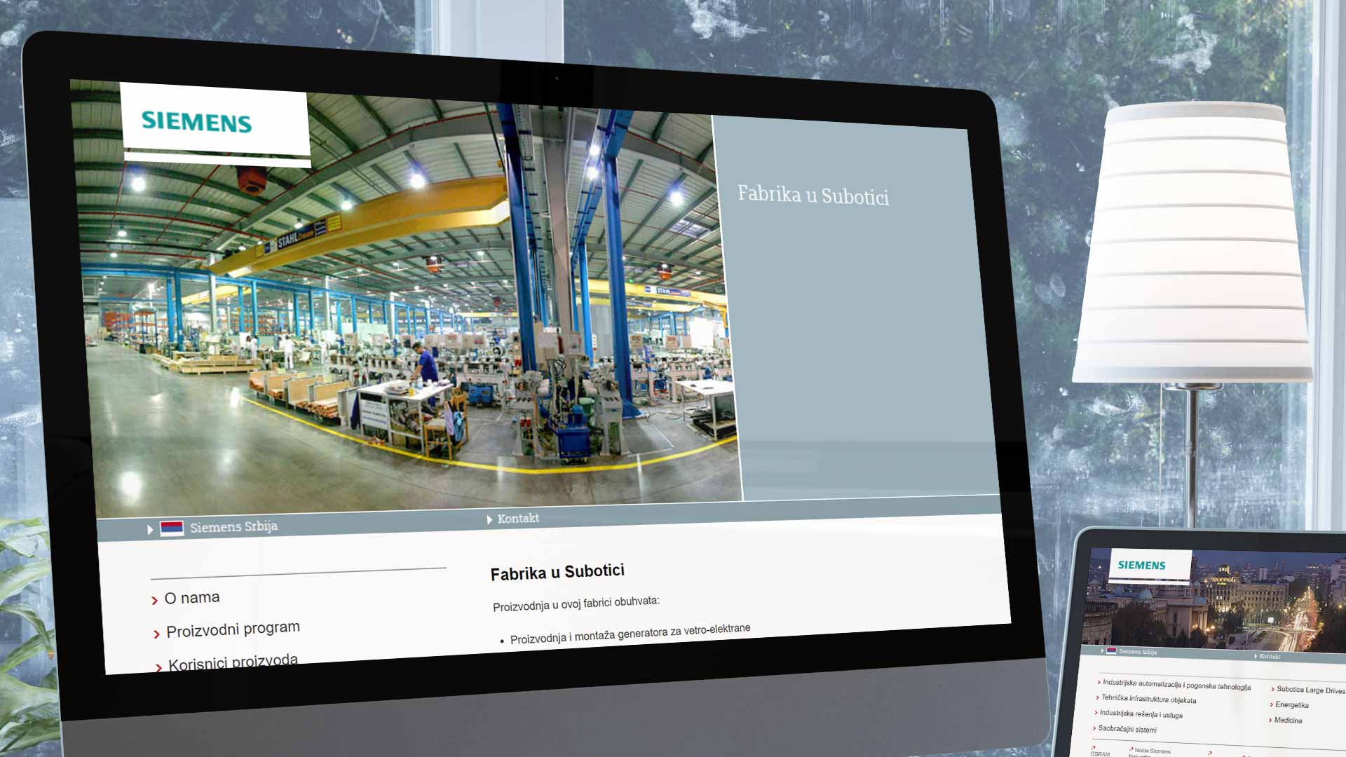 Siemens Serbia - Website Development and Maintenance